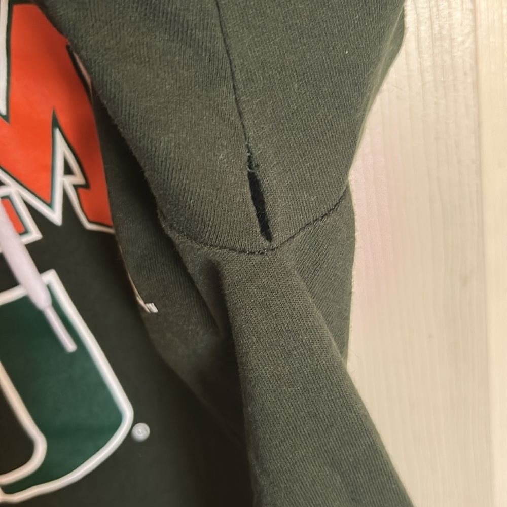 Upcycled Univ Of Miami Tshirt View 3